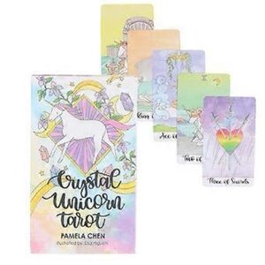 Crystal Unicorn Tarot Deck by Pamela Chen - Multicolor